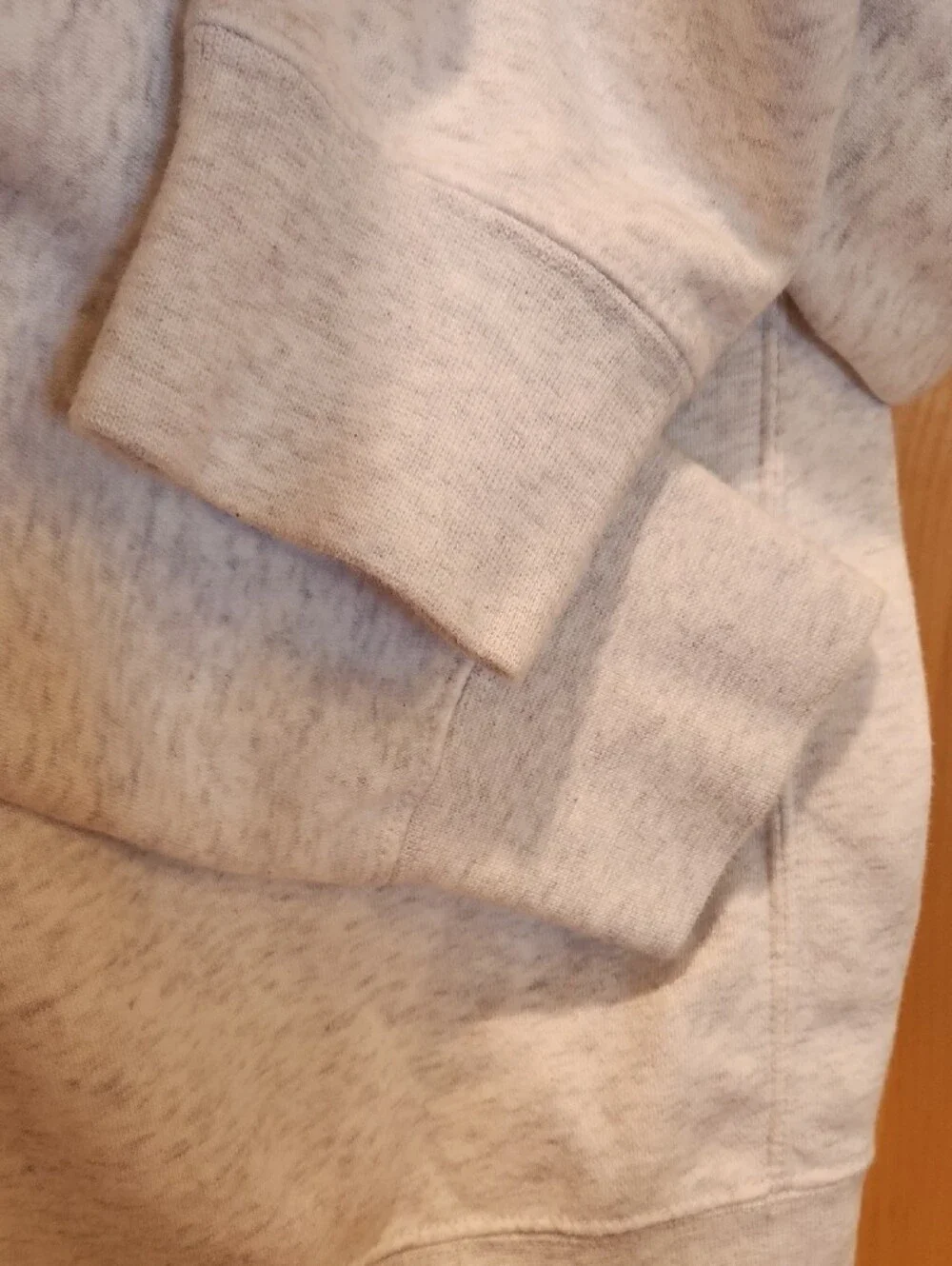 Nike Light Heather Gray Pullover Hoodie with Red Rose Embroidery